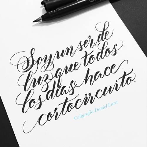 Taller de letra itálica para principiantes | Daniel Lara