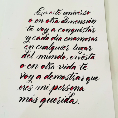 Taller de letra itálica para principiantes | Daniel Lara - Imagen 2